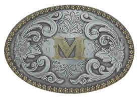 M initial buckle